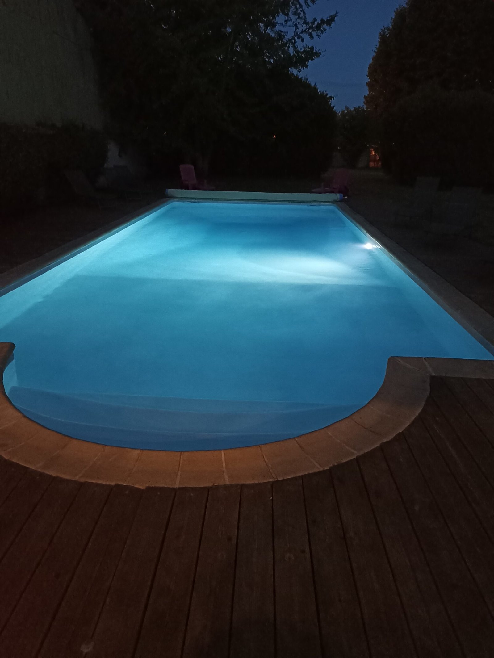 Piscine nuit